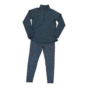 Women’s Kyodan Outdoor Dark Gray Knit Two-Piece Set in size L